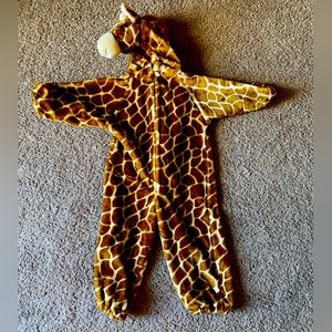 - fleece giraffe costume.